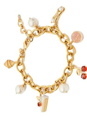 $170 Kate Spade Pastry Shop Charm Bracelet NWT
